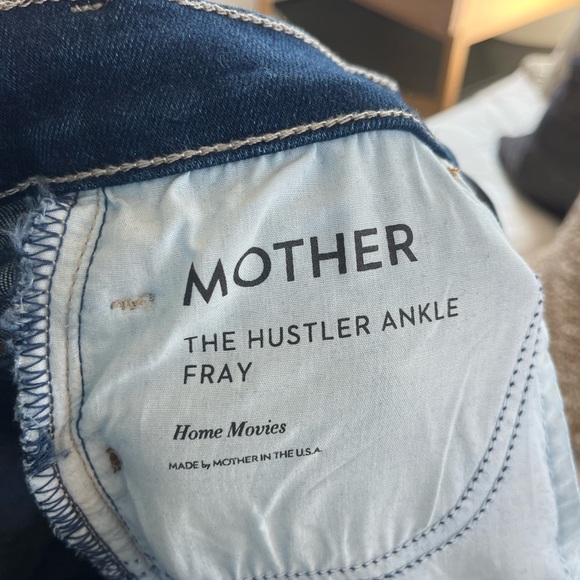 MOTHER
The Hustler High Rise Frayed Flare Leg Ankle Jeans in Home Movie - Picture 5 of 5